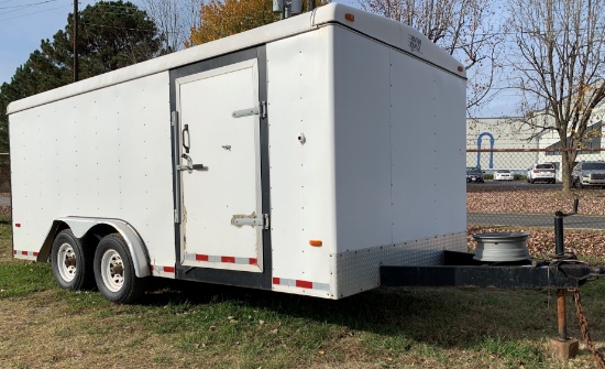 2004 8ft x 16ft Horton enclosed trailer VIN 2742