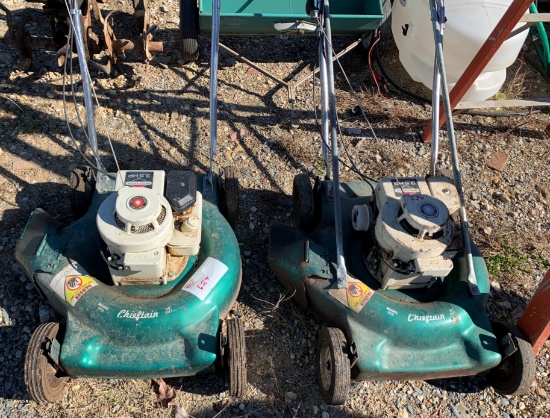 Pair of Chieftan Push Mowers