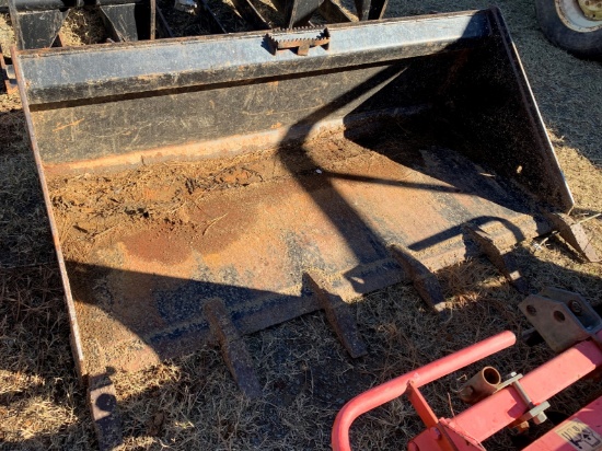 5 1/2ft skidsteer style bucket