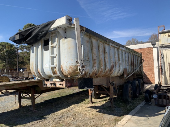 1986 Freuhauf 24ft TriAxle Dump Trailer VIN 1910