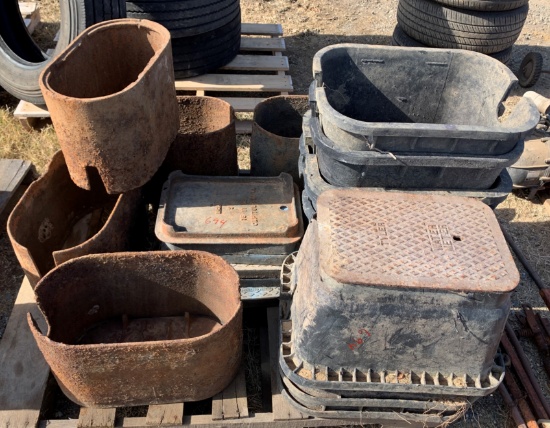 Pallet of Meter Boxes with Lids