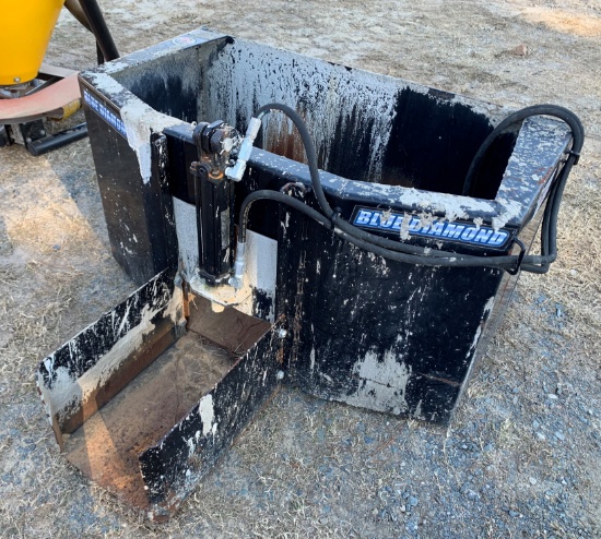 Blue Diamond Concrete Dump Hooper