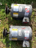 Pair of Baldor 4hp 3 phase Engines