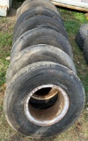 (Qty 8) 8/25R15 Trailer Tires and Rims