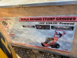 New in Crate Walk Behind Stump Grinder