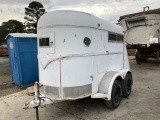 1977 Cherokee 2 Horse Trailer VIN 4132 NC Title