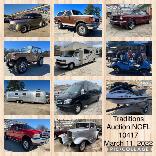 Traditions Auction Co LLC March Auto/ATV 2022