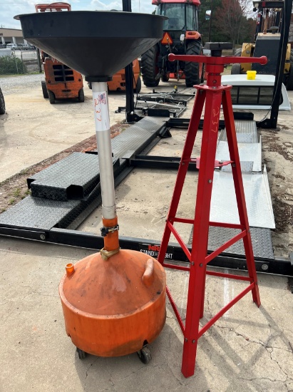 Oil Drain Tank & Stand