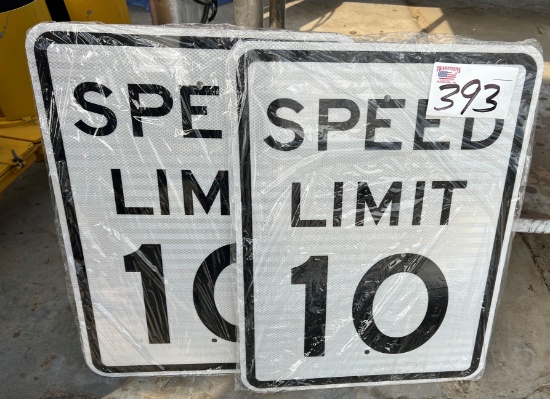 (2) Speed Limit signs
