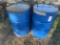 (2) 55 gallon Metal Barrels