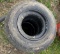 (4) 8-14.5 trailer wheels and tires