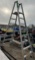 Aluminum Double 8ft ladder on wheels