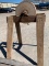 Grinding stone on stand