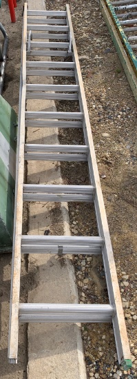 Werner aluminum extension ladder