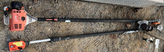 Mixed lot: Stihl pole saw with parts