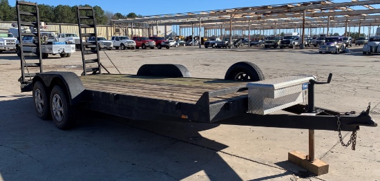 2003 C&W 18ft x 6.5ft tandem axle Trailer VIN 0044