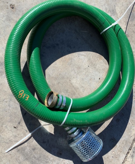 3"x15' Suction Hose with Screen