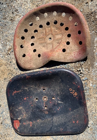 Pair of tin seats