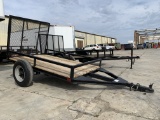 1977 8ft x 4.5ft Utility Trailer VIN 4823