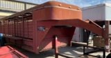 1993 28ft Livestock Trailer  VIN 6446