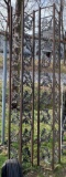 (2) 7ft Aluminum Metal Porch Post