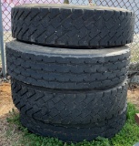 (4) 22.5 Tires