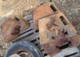 (10) Allis Chalmers weights off of 7000 series
