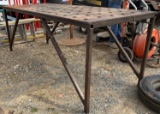 8ft x 3ft Steel Shop Table