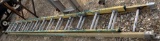 Fiberglass extension ladder Yellow