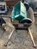 Scotts Spreader and Wheelbarrow