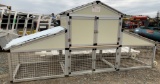 Chicken Coop with Vinyl fencing