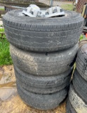 4 GM 6 Lug 255/70R17 Wheels/Tires/Center Cap