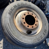 (3) 295/75R22.5 Tires on 10 lug wheels