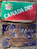 (2) Vintage signs