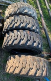 (4) Skidsteer tires 10-16.5