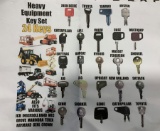 Set of 24 Heavy Equipment Master Keys