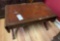 MAHOGNAY LEATHER TOP COFFEE TABLE