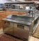 TRUE STAINLESS COOLER PREP BAR W 2 TOP SHELVES