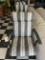 SET OF 4 ALUMINUM PATIO CHAIRS