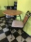 BAR HEIGHT TABLE & 2 STOOLS