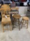 LOT OF 7 ASSORTED STOOLS