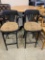 BAR HEIGHT TABLE & 2 STOOLS