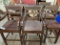 4 OVERSIZED BAR STOOLS