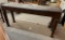 WOOD SOFA TABLE WITH 3 DRAWERS