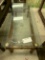 BAMBOO COFFEE TABLE W GLASS TOP