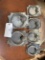 6 DOOR KNOCKERS - 2 LARGE, 4 SMALL