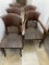 5 WOOD CHAIRS