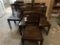 LOT OF 7 WOOD CARVED CHAIRS