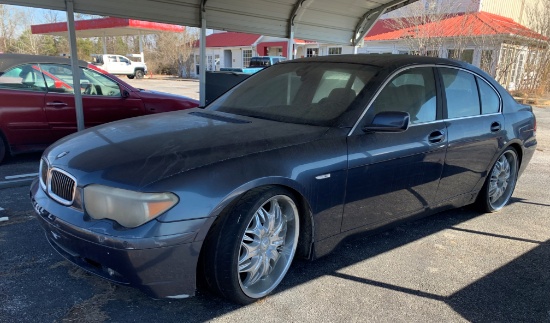 2002 BMW 745i VIN 6315
