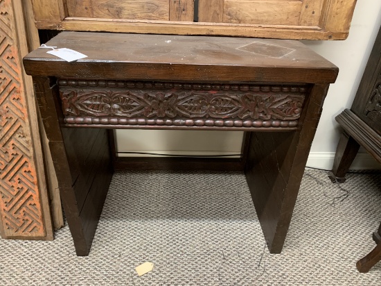 WOOD CARVED TABLE